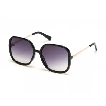 Kenneth Cole Women's Sunglasses KC2981-5601B - Juodas rėmelis, pilki lęšiai, 56 mm