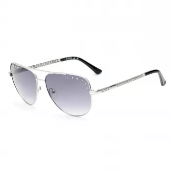 KENNETH COLE moteriški akiniai nuo saulės RN00014-5911B juodas acetatinis kvadratinis rėmas, dūminiai gradientiniai lęšiai 59/14/145 mm