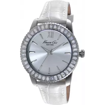 KENNETH COLE Women's Watch IKC2849 40mm Silver Stainless Steel Mesh