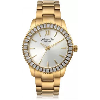 KENNETH COLE Women's Watch IKC4989 40mm Silver Stainless Steel Bracelet