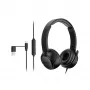 Kensington H950 EQ Wired On-Ear Headset with USB-C, Noise-Cancelling Microphone, Memory Foam Ear Pads, Black