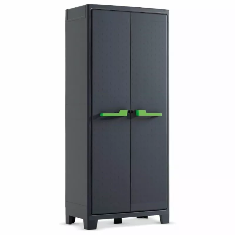 KETER Garden Wardrobe Moby Waterproof 182x80x44cm Grey/Black