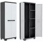 Keter Linear Cabinet papildomos lentynos 68x39x173cm 2 vnt. pilka/juoda