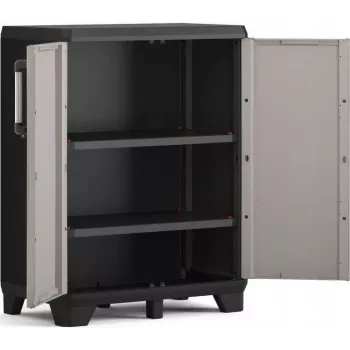 KETER LOW CABINET PRO 68x39x90cm Juoda/Pilka