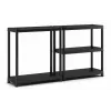 KETER Plastic Bookcase 5 Shelves XL 90 x 60 x 187 cm Pilka/Juoda