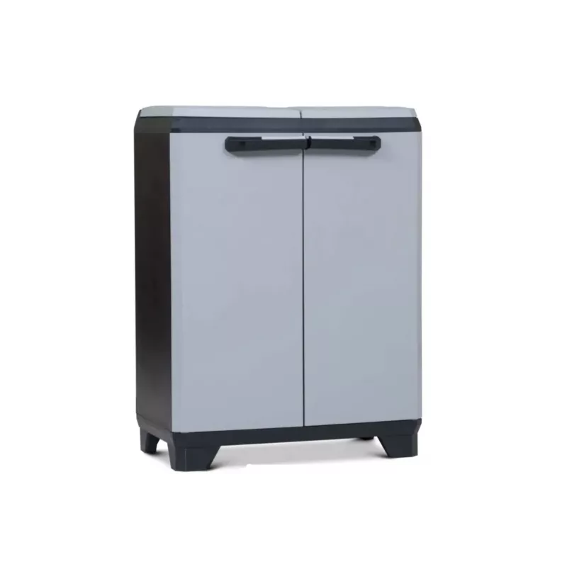 KETER Recycling Bin 240L Wheelie Bin Storage Shed Anthracite Grey