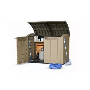 Keter Store-It-Out Ultra 2000L lauko sandėliukas, pilka/juoda