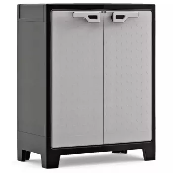 KETER Įrankių spinta Titan Low 80x44x100cm Tamsiai Pilka/Juoda