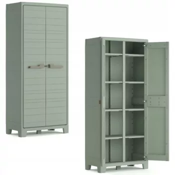 KETER Utility Storage Cabinet su 4 reguliuojamomis lentynomis, žalia/ smėlio, 11011559