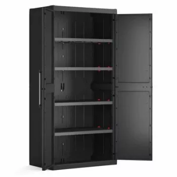 KETER WARDROBE DETROIT XL HIGH 89x182x54cm Juoda/Pilka