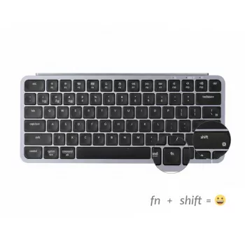 Keychron B1 Pro 75% išdėstymo belaidė klaviatūra ir pelės rinkinys - Space Grey