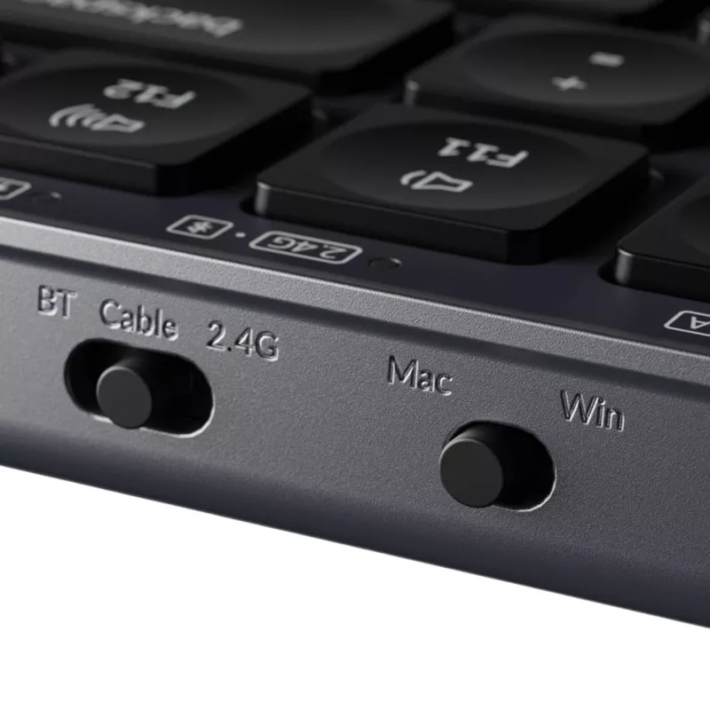 Keychron B1 Pro 75% išdėstymo belaidė klaviatūra ir pelės rinkinys - Space Grey