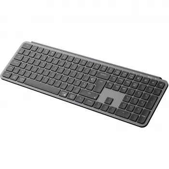 KEYCHRON B6 Pro Low-Profile belaidė mechaninė klaviatūra – pilka/juoda – vokiečių išdėstymas – Scissor Switch