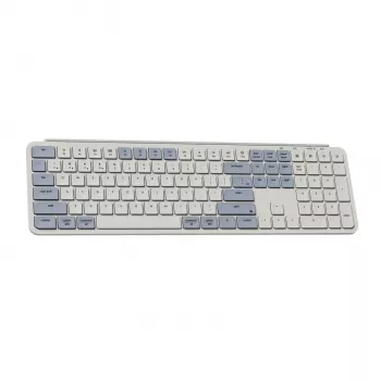 Keychron B6 Pro itin plona 100% belaidė klaviatūra - Retro Blue