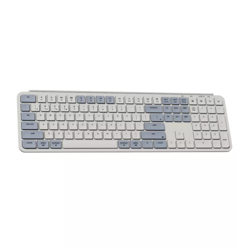 Keychron B6 Pro itin plona 100% belaidė klaviatūra - Retro Blue