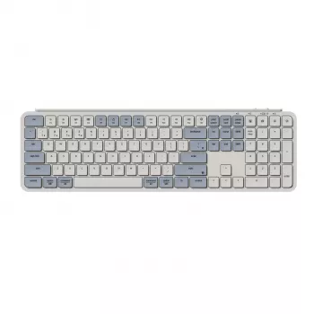 Keychron B6 Pro itin plona 100% belaidė klaviatūra - Retro Blue
