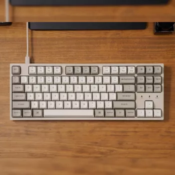 Keychron C1 Pro 8K 80% Super Red karšto keitimo RGB laidinė mechaninė klaviatūra
