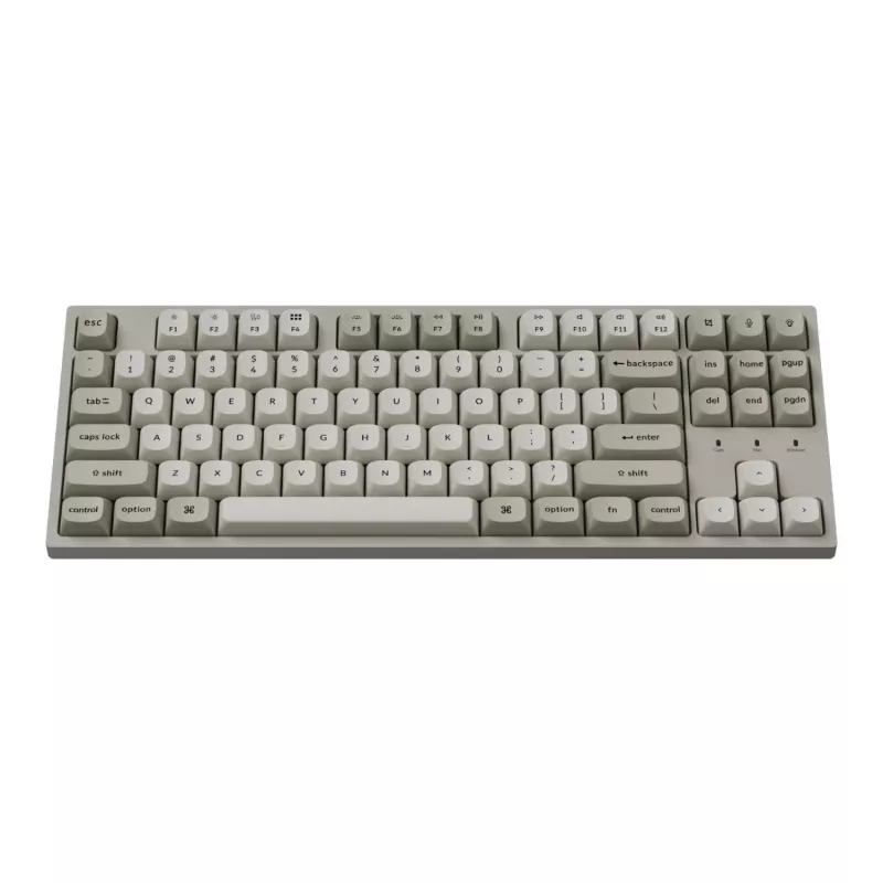 Keychron C1 Pro 8K 80% Super Red karšto keitimo RGB laidinė mechaninė klaviatūra