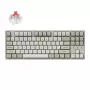Keychron C1 Pro 8K 80% Super Red karšto keitimo RGB laidinė mechaninė klaviatūra
