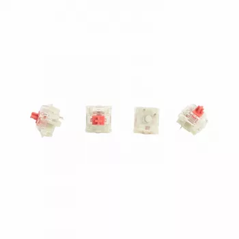 Keychron CHERRY MX2A Red RGB jungiklių rinkinys (35 vnt., linijiniai, iš anksto sutepti)