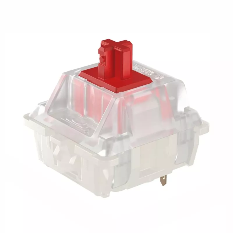 Keychron CHERRY MX2A Red RGB jungiklių rinkinys (35 vnt., linijiniai, iš anksto sutepti)