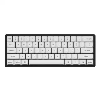 Keychron Double Shot PBT OSA pilnas klavišų rinkinys - juoda/balta
