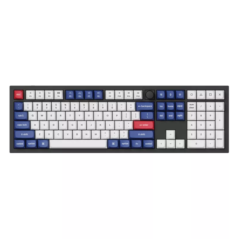 Keychron Double-Shot PBT OSA klavišų rinkinys - mėlynas ir baltas | 137 klavišų | MX stiliaus | ANSI US