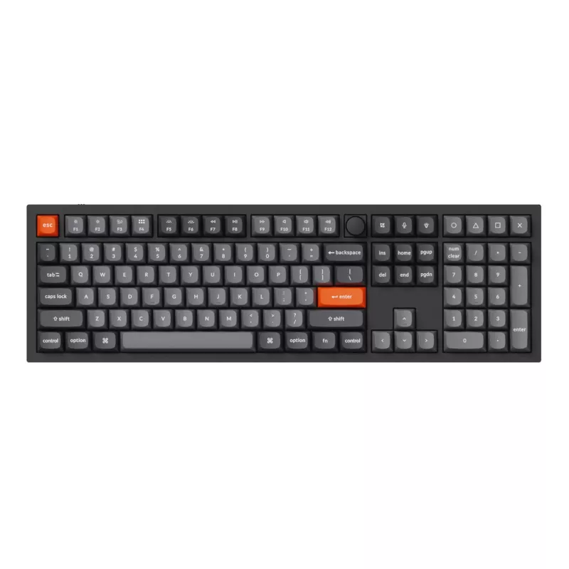 Keychron Double-Shot PBT OSA klavišų rinkinys - pilka (142 klavišai, MX suderinamas)