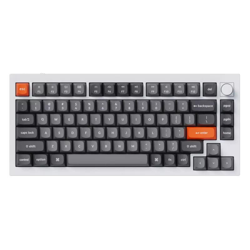 Keychron Double-Shot PBT OSA klavišų rinkinys - pilka (142 klavišai, MX suderinamas)