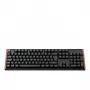 Keychron K10 HE belaidė magnetinė klaviatūra su perjungiamais jungikliais, vokiškas išdėstymas (Juoda/Mediena, DE išdėstymas, Gateron Double-Rail Magnetic Nebula, Hot-Swap, aliumininis rėmas, RGB)