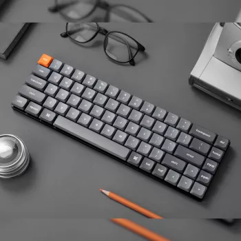 Keychron K7 Max QMK/VIA 65% belaidė nestandartinė mechaninė klaviatūra | rudi jungikliai