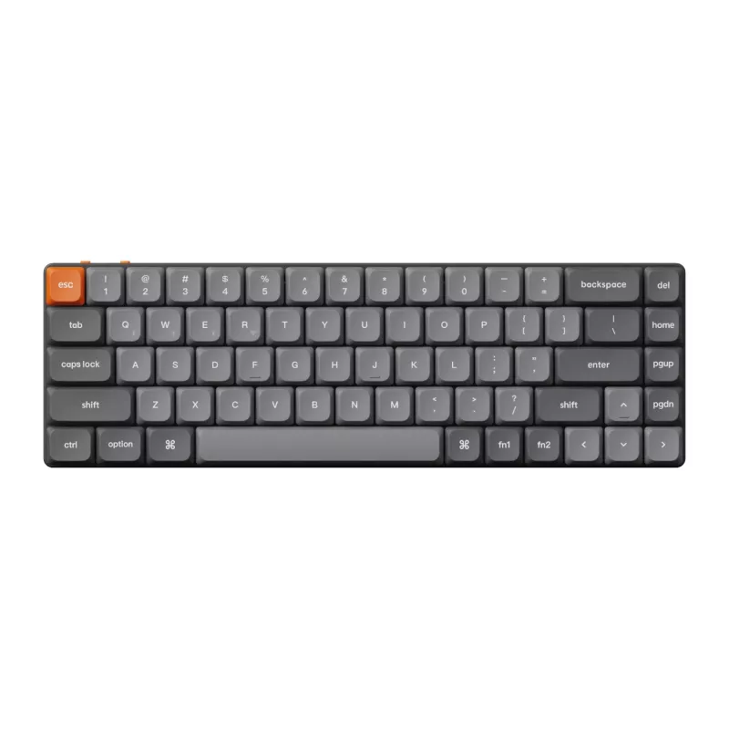 Keychron K7 Max QMK/VIA 65% belaidė nestandartinė mechaninė klaviatūra | rudi jungikliai
