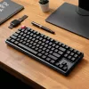 Keychron K8 QMK 80% TKL belaidė mechaninė klaviatūra V2 su raudonais jungikliais - juoda