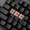 Keychron K8 QMK 80% TKL belaidė mechaninė klaviatūra V2 su raudonais jungikliais - juoda