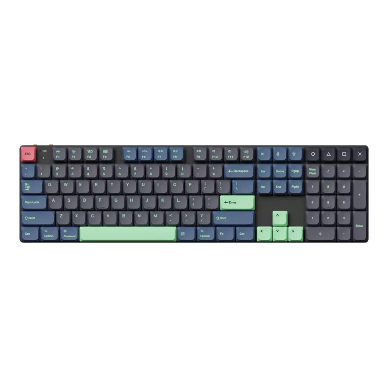 Keychron Low Profile Dye-Sub PBT LSA pilnas klavišų rinkinys – Hacker Edition (133 klavišai, PBT, žemo profilio)