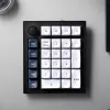 Keychron Q0 Max QMK Gateron Jupiter Banana RGB belaidė nestandartinė skaičių klaviatūra, baltas korpusas