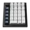 Keychron Q0 Max QMK Gateron Jupiter Banana RGB belaidė nestandartinė skaičių klaviatūra, baltas korpusas