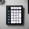 Keychron Q0 Max QMK Gateron Jupiter Red RGB belaidė nestandartinė skaičių klaviatūra anglies juodos spalvos