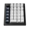 Keychron Q0 Max QMK Gateron Jupiter Red RGB belaidė nestandartinė skaičių klaviatūra anglies juodos spalvos