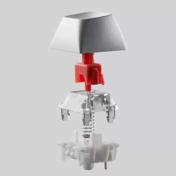 Keychron Q6 Max QMK/VIA belaidė individuali mechaninė klaviatūra OSA Gateron Red Jupiter jungikliai - Shell White