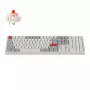 Keychron Q6 Max QMK/VIA belaidė individuali mechaninė klaviatūra OSA Gateron Red Jupiter jungikliai - Shell White