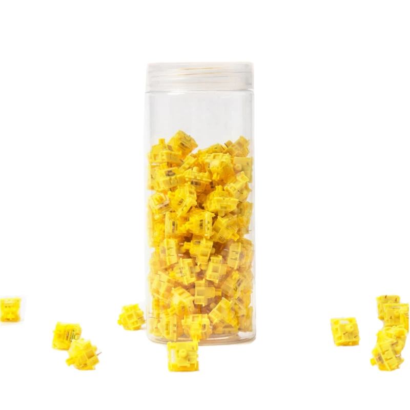 Keychron Yellow Gateron Phantom Switches 110 vnt.