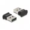 KeySonic Super-Mini-TAS Touchpad klaviatūra su mėlynu foniniu apšvietimu, JK išdėstymas, juoda (KSK-3210ELU)