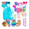 Kiddyz DIY Slime Factory: Didelis rinkinys su blizgučiais ir figūrėlėmis gleivėms gaminti
