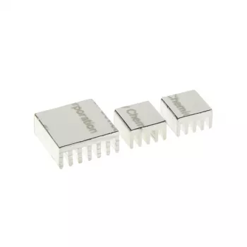 KING MOD SERVICE Raspberry Pi radiatorių rinkinys - sidabrinis
