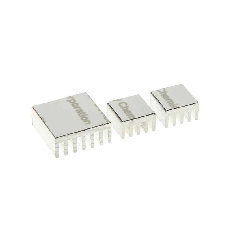 KING MOD SERVICE Raspberry Pi radiatorių rinkinys - sidabrinis
