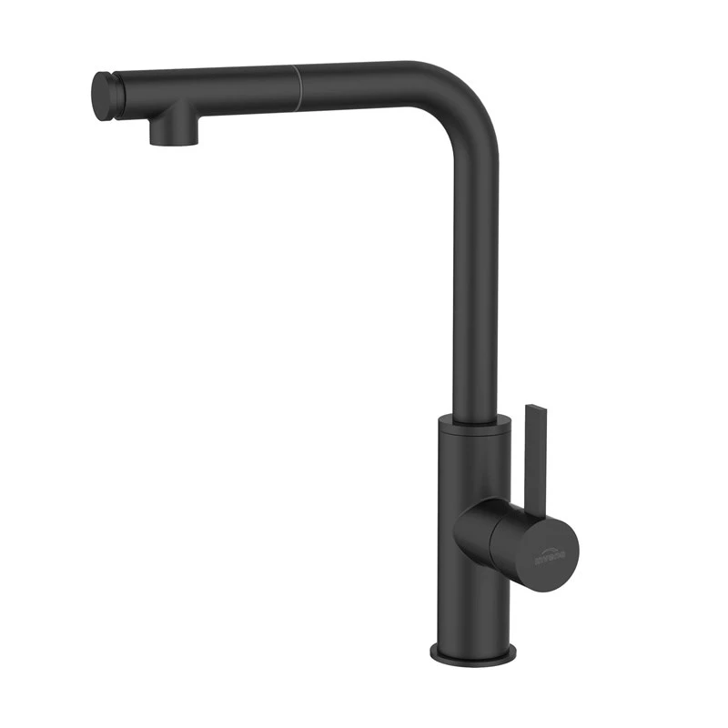 KITCHEN MIXER PRETO Stovimas virtuvės maišytuvas matinė juoda