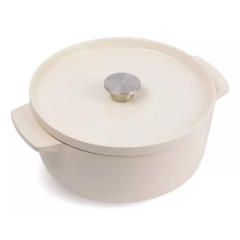 KitchenAid Emaliuotas ketaus puodas 26 cm, kreminė