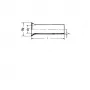 Klauke 8225V Alavuotas varinis vamzdinis kabelio antgalis 95 mm² M10