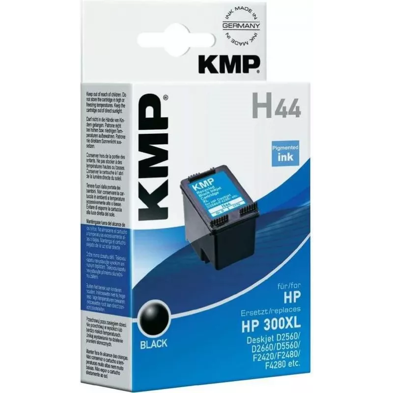 KMP H44 didelio našumo juodų rašalo kasetė (pakeičia HP 300XL) - 600 puslapių 1710,4411